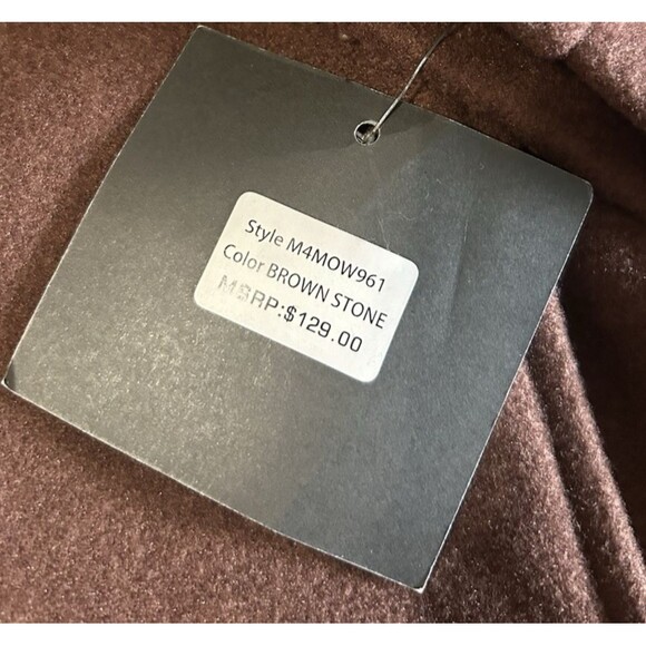 Marc New York Anthony Marc Womens Knit Brown Double Breasted Jacket Coat M - Picture 9 of 11